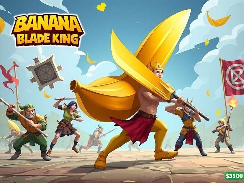 Banana Blade King community event with players celebrating
